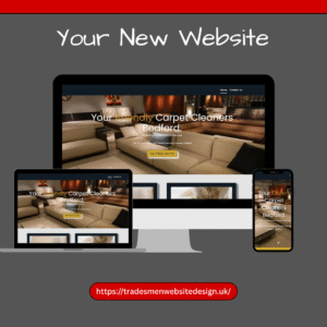 Bedford carpet cleaning mockup image